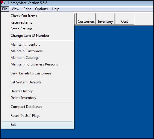 File Menu